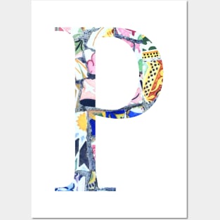 Barcelona Gaudi Mosaic Rho Greek Sorority Letter Posters and Art